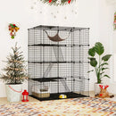 4-Tier Cat Cage with Skylight and Hammock for 1-4 Cats by LJGDeals
