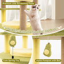 Large Avocado Cat Tree Multi-level Cat Tower with Private Condo-Green by LJGDeals