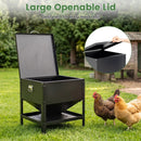 Large Capacity Chicken Feeder with Openable Lid by LJGDeals