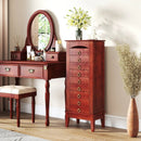 Large Capacity Jewelry Storage Cabinet with 9 Drawers by LJGDeals