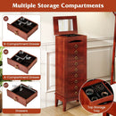 Large Capacity Jewelry Storage Cabinet with 9 Drawers by LJGDeals