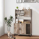 Large Cat Litter Box Enclosure with Display Storage Shelves by DirectDeals