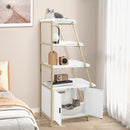Large Cat Litter Box Enclosure with Storage and Ladder Shelf by LJGDeals