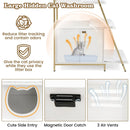 Large Cat Litter Box Enclosure with Storage and Ladder Shelf by DirectDeals