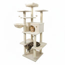 Large Cat Tree for Indoor Cats 63" Tall Cat Tower by LJGDeals