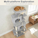 Large Cat Tree for Indoor Cats 70" Tall Cat Tower by LJGDeals