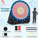 Large Dart Board for Kids with 4 Kick Balls by LJGDeals