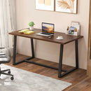Large Dining Table with Heavy-duty Metal Frame and Anti-slip Foot Pads by LJGDeals