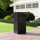 Large Galvanized Package Delivery Box for Outside with Anti-Theft Design by LJGDeals