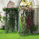 Large Garden Arch Trellis for Climbing Plants Outdoor Grape Vine Support-Black by LJGDeals