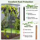 Large Garden Arch Trellis for Climbing Plants Outdoor Grape Vine Support-Black by LJGDeals
