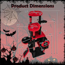 Large Gothic Cat Tree with Cat Condos and Plush Perches-Black & Red by LJGDeals