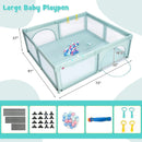 Large Infant Baby Playpen Safety Play Center Yard with 50 Ocean Balls by LJGDeals