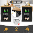 Kitchen Island with Storage and 3-Level Adjustable Shelves by LJGDeals