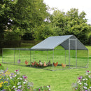 Large Metal Chicken Coop with Waterproof and Sun-proof Cover by LJGDeals