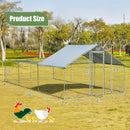Large Metal Chicken Coop with Waterproof and Sun-proof Cover by DirectDeals