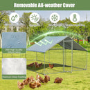 Large Metal Chicken Coop with Waterproof and Sun-proof Cover by LJGDeals