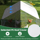 Large Metal Chicken Coop 9.8 x 6.7 Ft with Waterproof Cover by LJGDeals