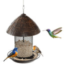 Squirrel-proof Metal Wild Bird Feeder with Perch and Drain Holes by LJGDeals