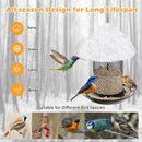 Squirrel-proof Metal Wild Bird Feeder with Perch and Drain Holes by LJGDeals