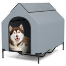 Large/Middle/Small Outdoor Elevated Pet House with Ventilated Windows by LJGDeals