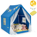 48 x 42 x 50 Inch Large Play Tent with Washable Cotton Mat Holiday Birthday Gift for Kids by LJGDeals