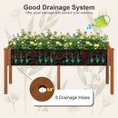 Large Raised Garden Bed with Drainage Holes and 6 Supporting Legs by LJGDeals