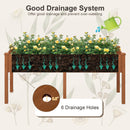 Large Raised Garden Bed with Drainage Holes and 6 Supporting Legs