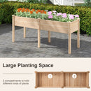 Large Raised Garden Bed with Drainage Holes and 6 Supporting Legs by LJGDeals