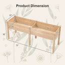 Large Raised Garden Bed with Drainage Holes and 6 Supporting Legs by LJGDeals
