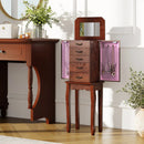 Standing Jewelry Box with 4 Drawers and 2 Side Doors by LJGDeals