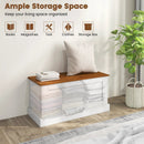 Large Storage Chest with Safety Metal Hinge by LJGDeals