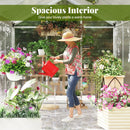 Large Walk-in Green House with Rain Gutters and Polycarbonate Panels by LJGDeals
