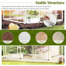 Large Walk-in Green House with Rain Gutters and Polycarbonate Panels by LJGDeals