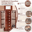 Large Wooden Jewelry Storage Box Organizer by LJGDeals