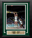 Larry Bird in Action Boston Celtics 8" x 10" Framed Basketball Photo by Dynasty Sports & Framing