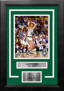Larry Bird v. The Lakers Boston Celtics 8" x 10" Framed Basketball Photo with Engraved Autograph by Dynasty Sports & Framing