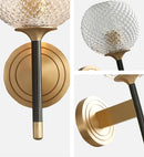 Lattice Glass Wall Sconce