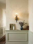 Lattice Glass Wall Sconce