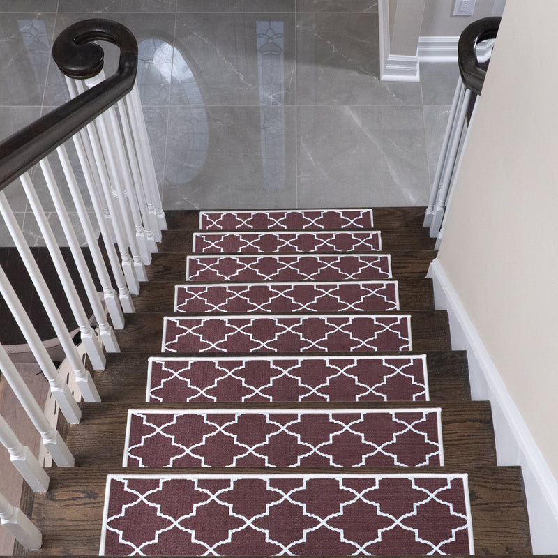 New Age Lattice Design 9" X 28" Stair Treads