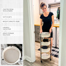 Foldable 4 Tiered Rolling Laundry Cart by Decor Steals
