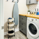 Foldable 4 Tiered Rolling Laundry Cart by Decor Steals