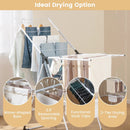 2-level Laundry Drying Rack with Height Adjustable Wings by LJGDeals