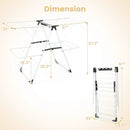 2-level Laundry Drying Rack with Height Adjustable Wings by LJGDeals