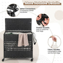 2-Section Laundry Hamper with Removable Bags, 110L by LJGDeals