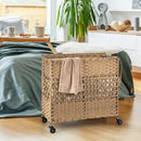 2-Section Laundry Hamper with Removable Bags, 110L by DirectDeals