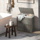 29 Gallons Laundry Hamper with Convenient Handles and Removable Liner Bag-Gray by LJGDeals