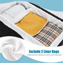 Laundry Hamper with Wheels and Lid by LJGDeals