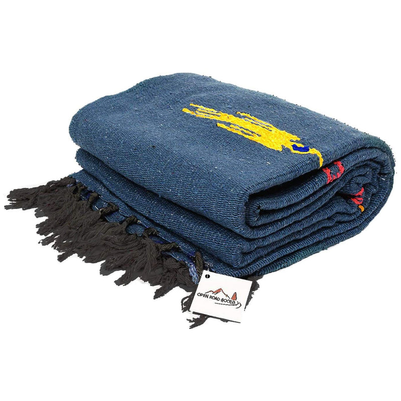 Slate Blue Baja Thunderbird Blanket, photo 4 of 7