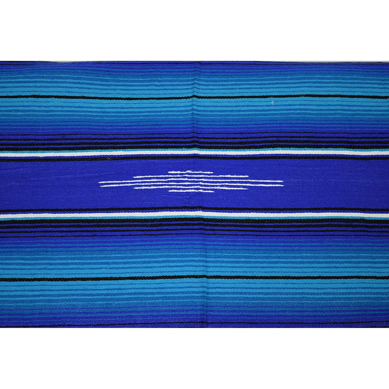 Blue Serape Isla Blanket